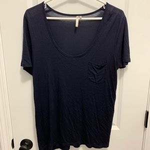 Navy Banana Republic Tee